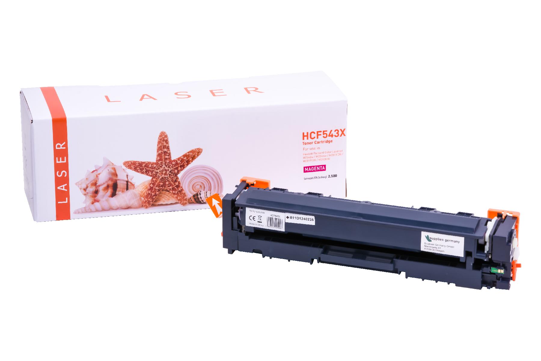CF543X alternativ Toner Magenta für HP / CF543X / 2.500 Seiten CF543X alternativ Toner Magenta für HP / CF543X / 2.500 Seiten