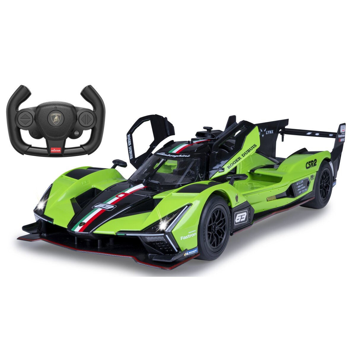 Lamborghini SC63 LMDH 1:14 grün 2,4GHz Tür manuell Lamborghini SC63 LMDH 1:14 grün 2,4GHz Tür manuell