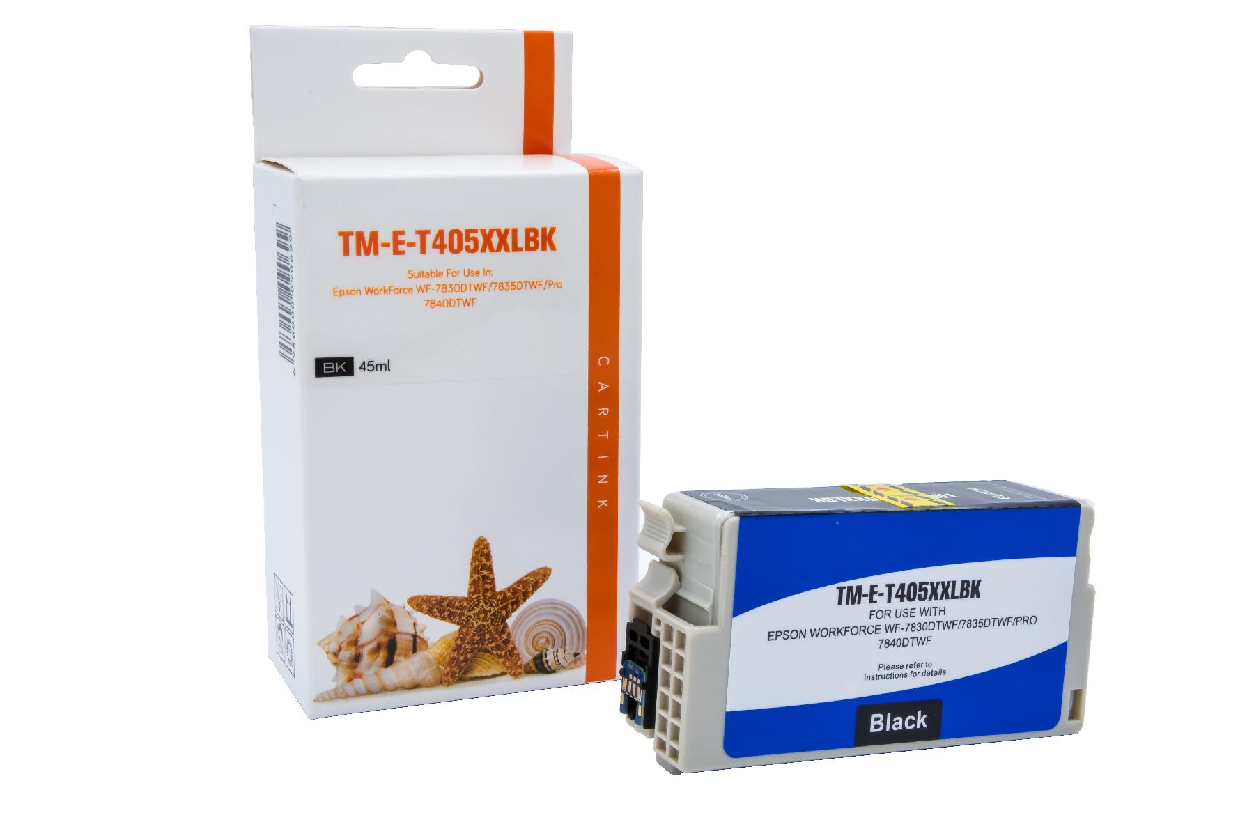 T405XXLschwarz alternativ Seestern Tinte schwarz für Ep / C13T02J14010 / 45 ml T405XXLschwarz alternativ Seestern Tinte schwarz für Ep / C13T02J14010 / 45 ml