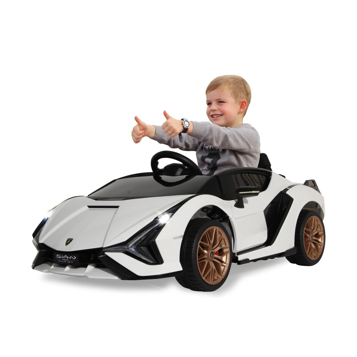 Kinderfahrzeug Lamborghini Sián FKP 37 weiß Kinderfahrzeug Lamborghini Sián FKP 37 weiß