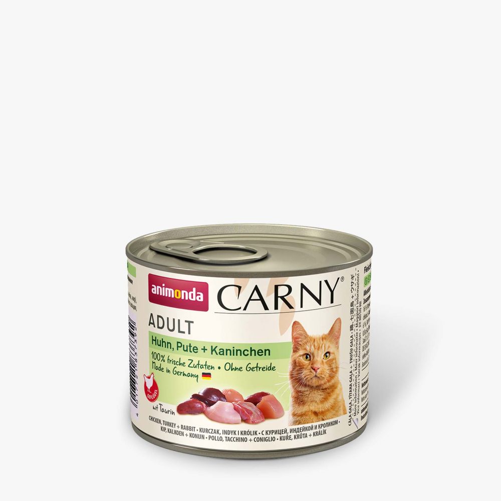 Animonda Cat Dose Carny Adult Huhn & Pute & Kaninchen - 200 g Animonda Cat Dose Carny Adult Huhn & Pute & Kaninchen - 200 g