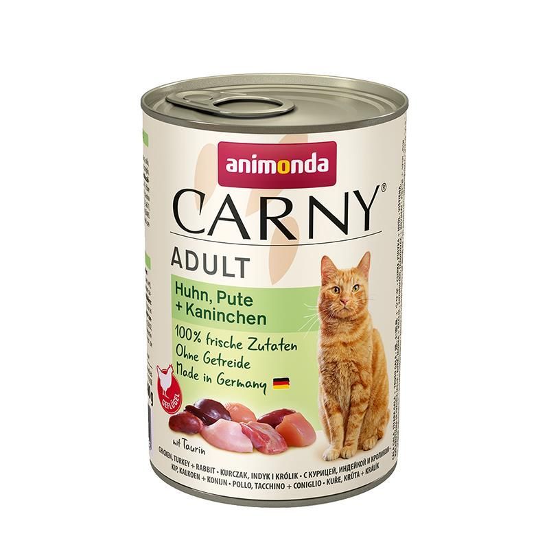 Animonda Cat Dose Carny Adult Huhn & Pute & Kaninchen - 400 g Animonda Cat Dose Carny Adult Huhn & Pute & Kaninchen - 400 g