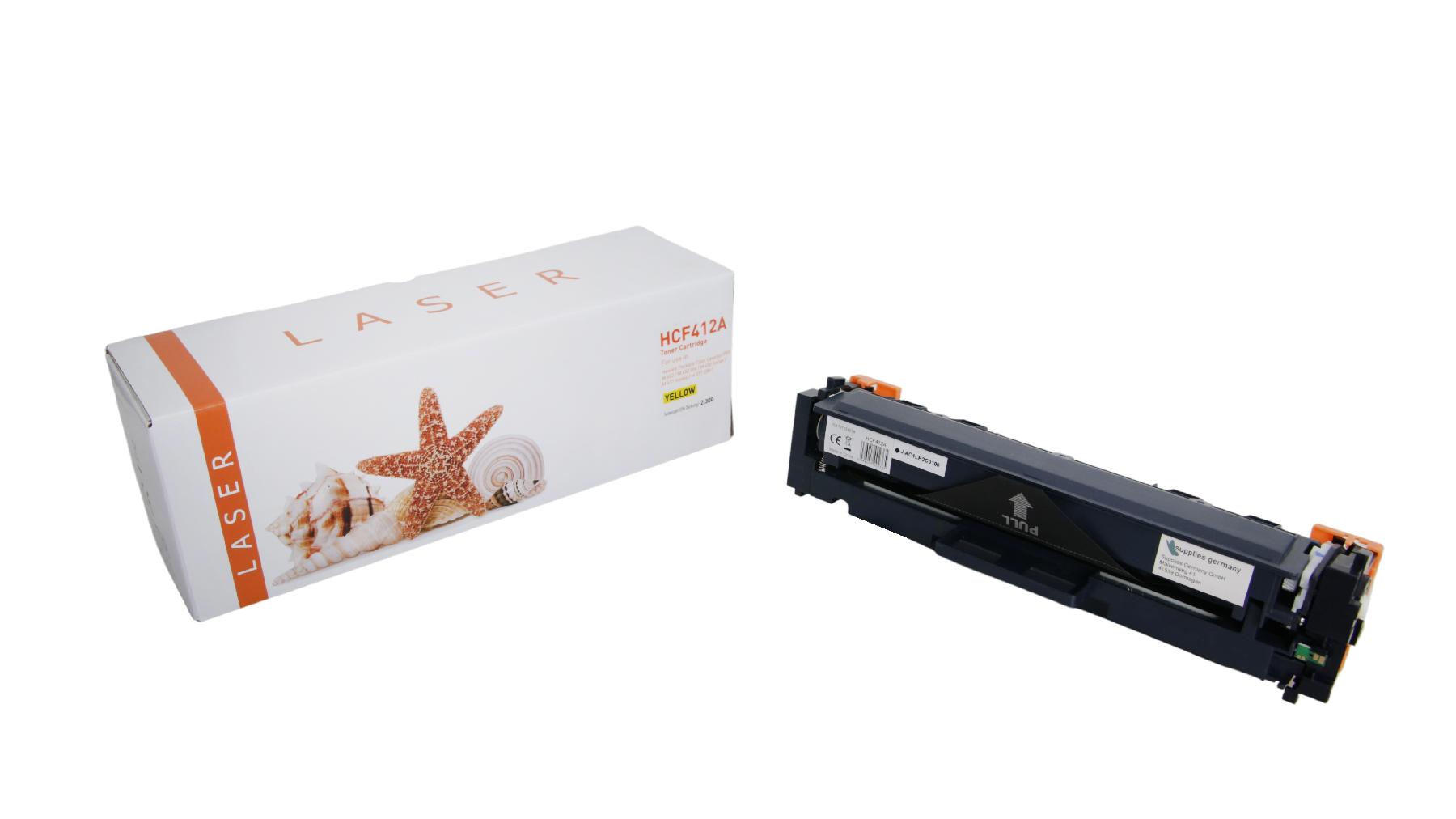 CF412A alternativ Toner gelb für HP / CF412A / 2.300 Seiten CF412A alternativ Toner gelb für HP / CF412A / 2.300 Seiten
