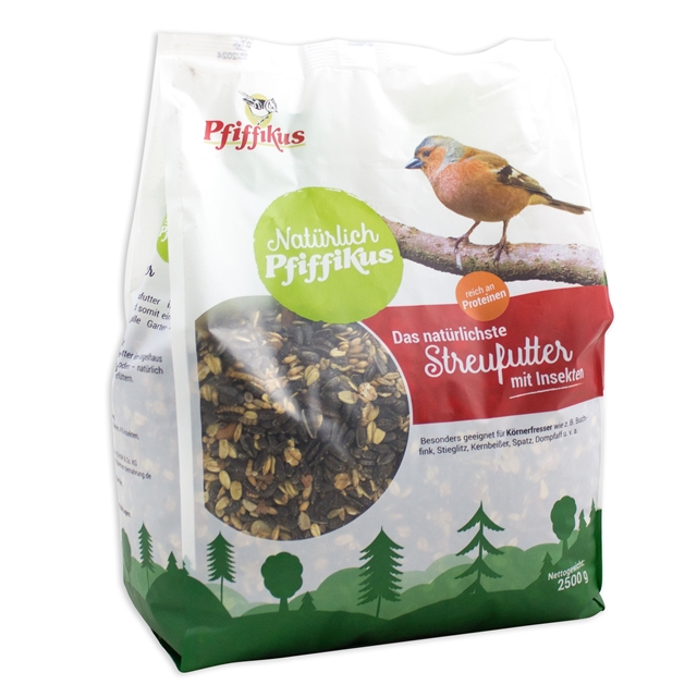 Natürlich Pfiffikus Streufutter mit Insekten 2,5kg Natürlich Pfiffikus Streufutter mit Insekten 2,5kg