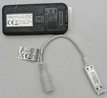 Funk-Controller für LED-Stripes, mit Fernbedienung, 12-24V, 72Watt