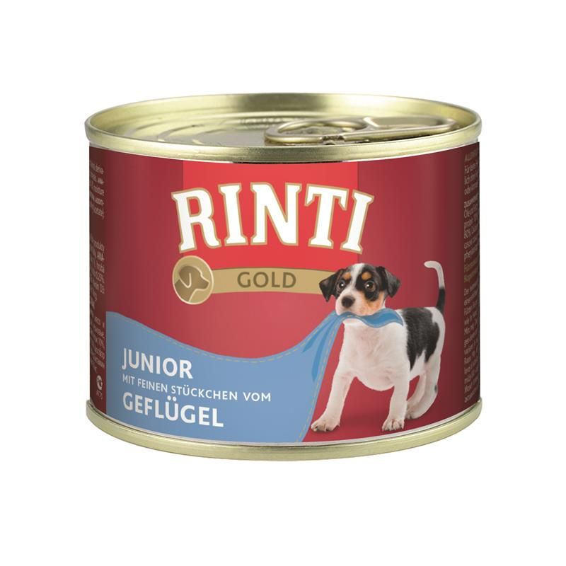 Rinti Gold Junior 185g - Geflügelhäppchen Rinti Gold Junior 185g - Geflügelhäppchen