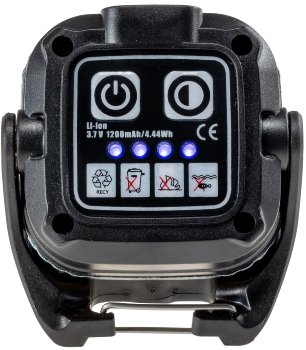 Mini Baustrahler mit Akku "CT-MB5" / schwenkbar, 400Lumen, 5 Watt, Magnet