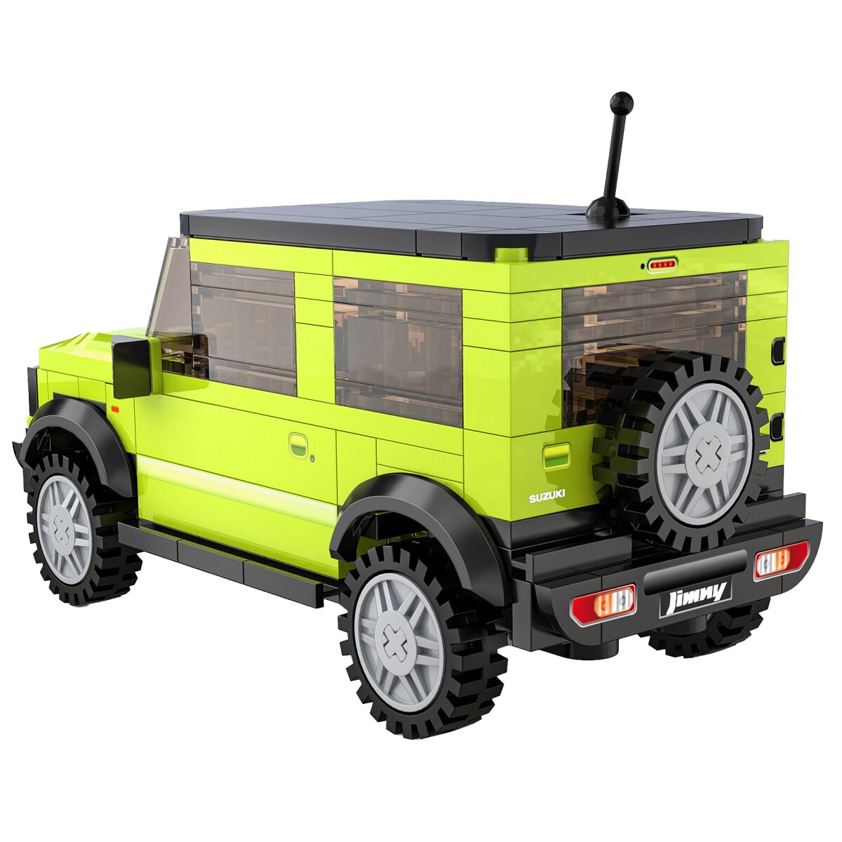 CaDA Suzuki Jimny 1:24 grün Bricks
