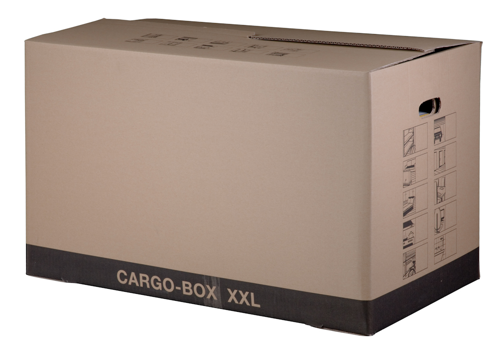 Cargobox ECO mit Steckboden, 750x420x440mm, braun, 1-wellig, VPE10 Cargobox ECO mit Steckboden, 750x420x440mm, braun, 1-wellig, VPE10