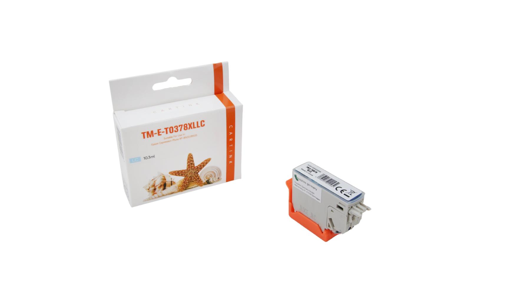T3785XLLC alternativ Seestern Tinte Light Cyan für Eps / C13T37854010 / 10,3ml T3785XLLC alternativ Seestern Tinte Light Cyan für Eps / C13T37854010 / 10,3ml