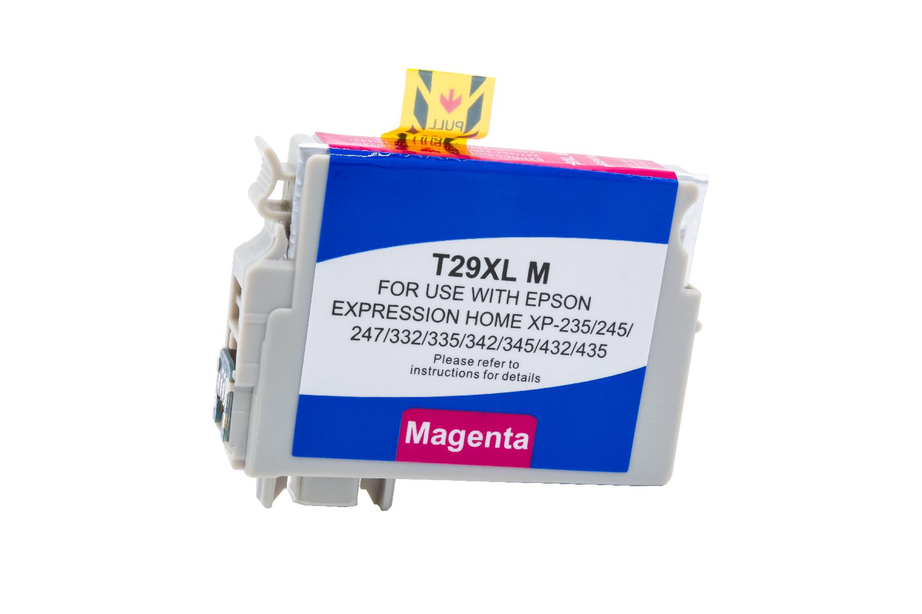 T29XLM alternativ Tinte Magenta für Epson / C13T29934010 / 9,6ml T29XLM alternativ Tinte Magenta für Epson / C13T29934010 / 9,6ml