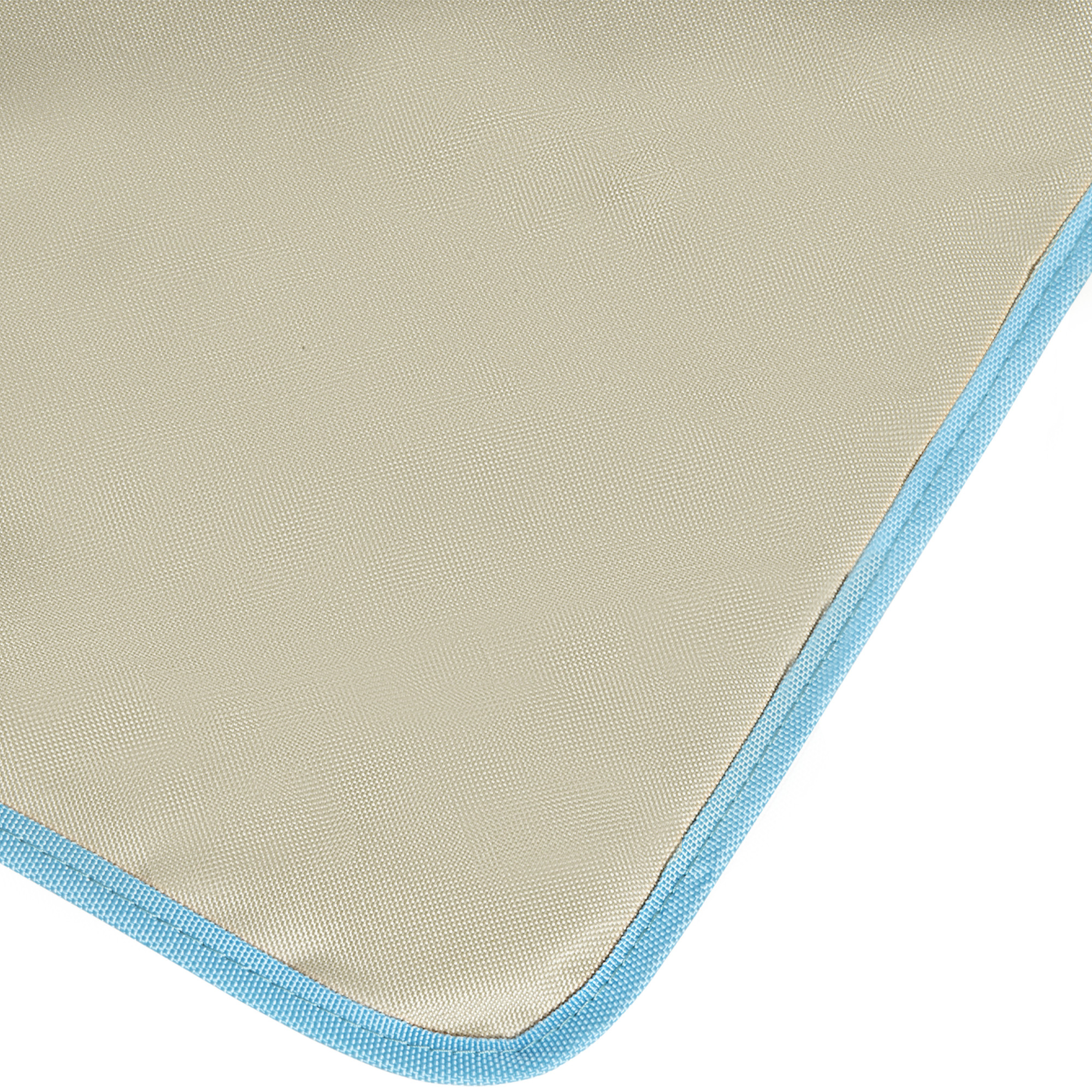 2er-Set Strandmatte, verstellbar, faltbar, 124L x 53B x 37-50H cm, Beige