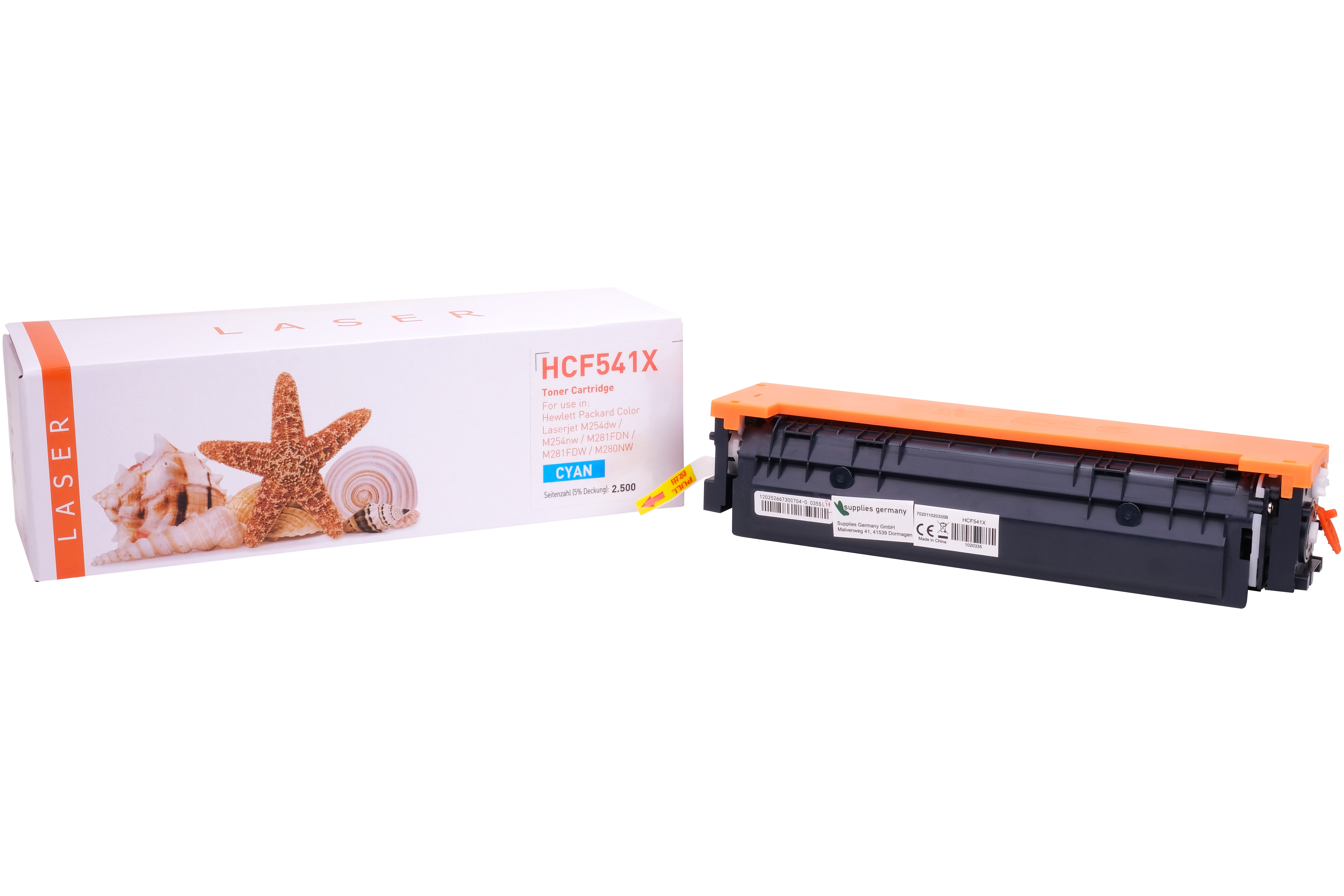 CF541X alternativ Toner Cyan für HP / CF541X / 2.500 Seiten CF541X alternativ Toner Cyan für HP / CF541X / 2.500 Seiten