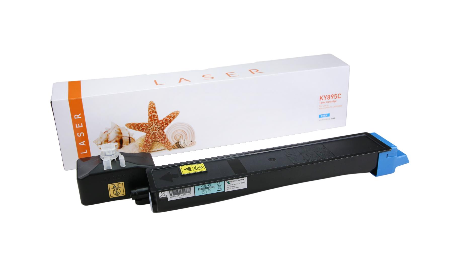 TK895C alternativ Toner Cyan für Kyocera / TK895C / 6.000 Seiten TK895C alternativ Toner Cyan für Kyocera / TK895C / 6.000 Seiten