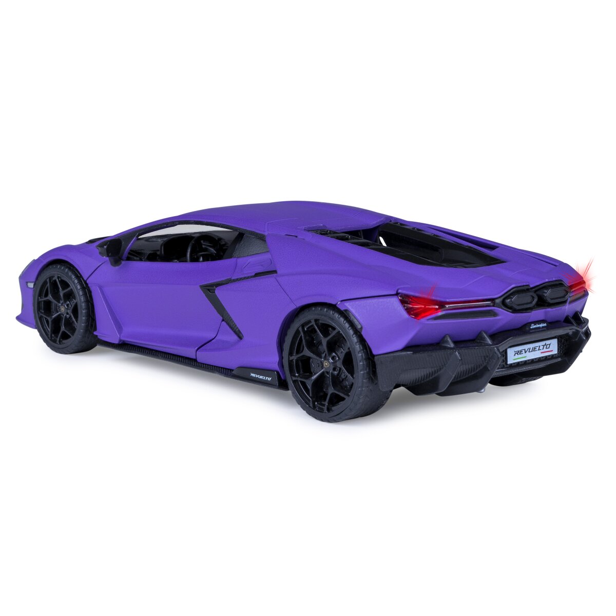 Lamborghini Revuelto Diecast 1:32 lila inkl. Knopfzellen