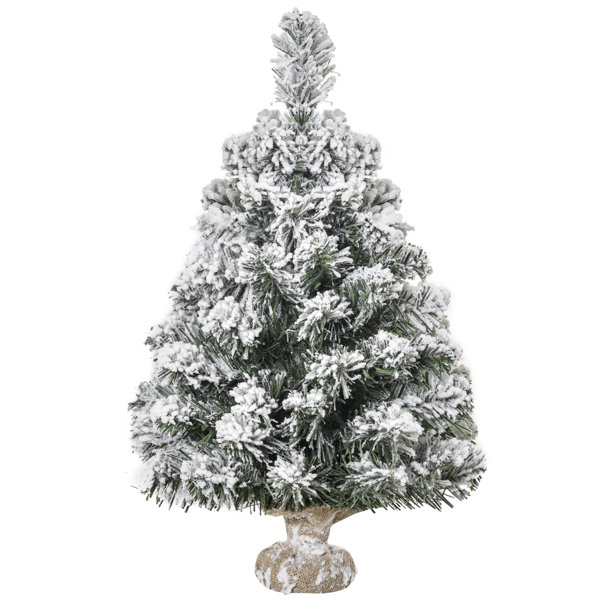 Mini Künstlicher Weihnachtsbaum 60 cm Tannenbaum künstlich mit Schnee, 67 Spitzen Zementbasis für drinnen Büro Mini Künstlicher Weihnachtsbaum 60 cm Tannenbaum künstlich mit Schnee, 67 Spitzen Zementbasis für drinnen Büro