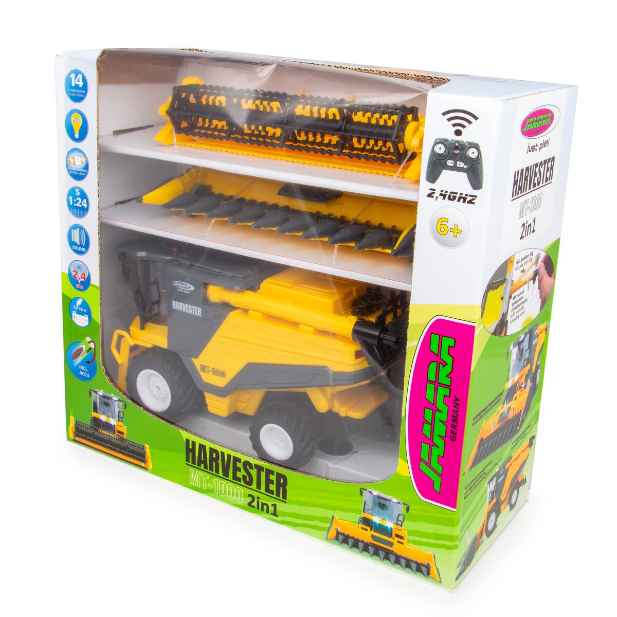 Mähdrescher MT-1000 1:24S 2,4GHz Weizen und Mais mit Smoke und Spiel Korn
