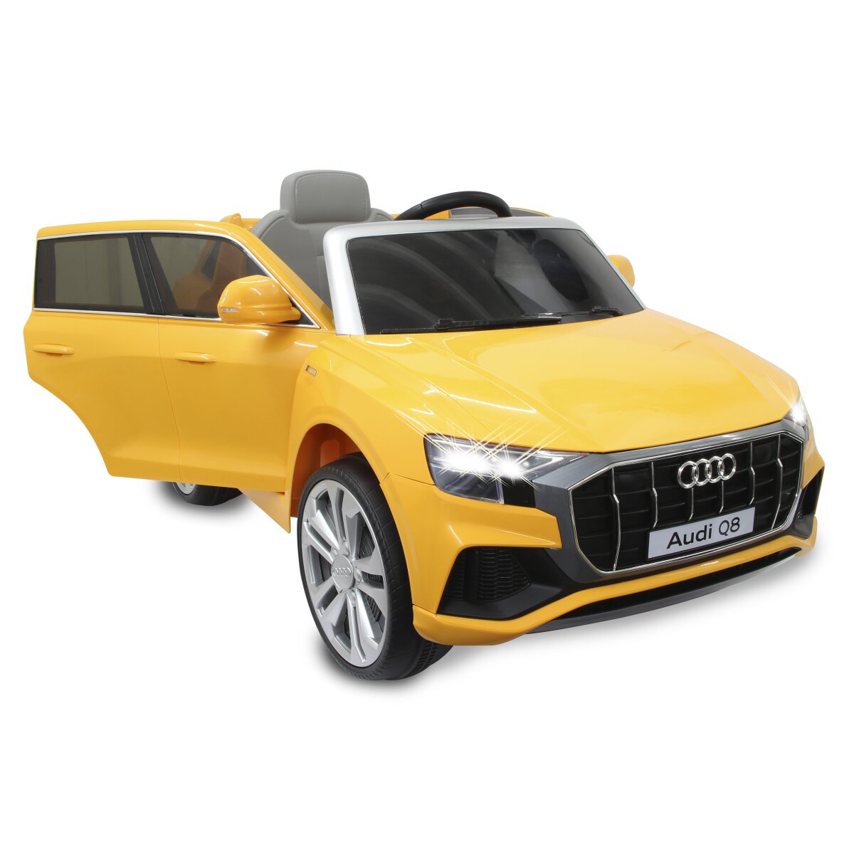 Kinderfahrzeug Audi Q8 gelb