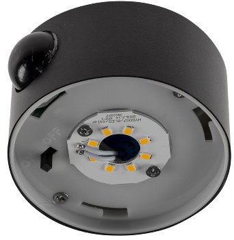 LED Solar Wegeleuchte "SWL-AS50", IP44, warmweiß 3000K, PIR Sensor, 50cm