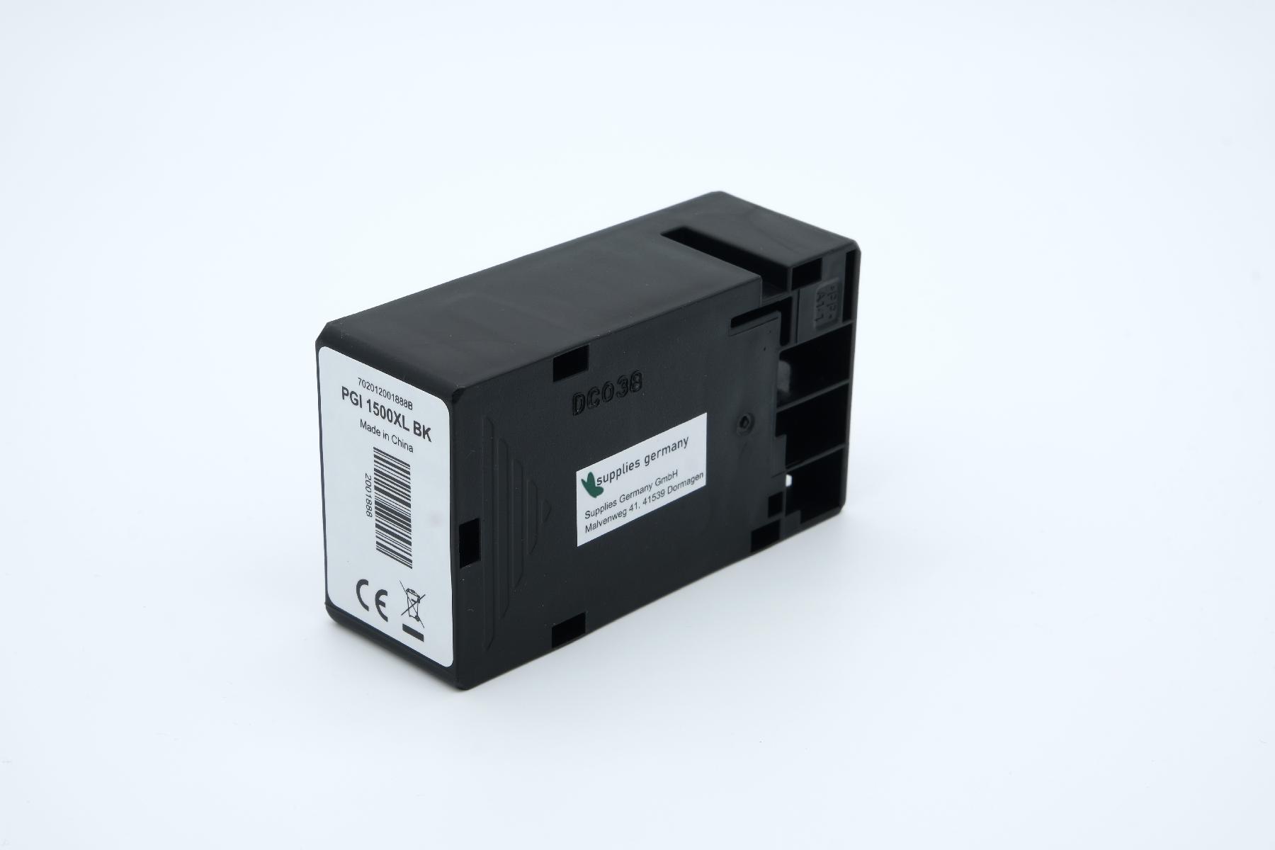 PGI1500XLschwarz alternativ Tinte schwarz für Canon / 9182B001 / 38ml PGI1500XLschwarz alternativ Tinte schwarz für Canon / 9182B001 / 38ml