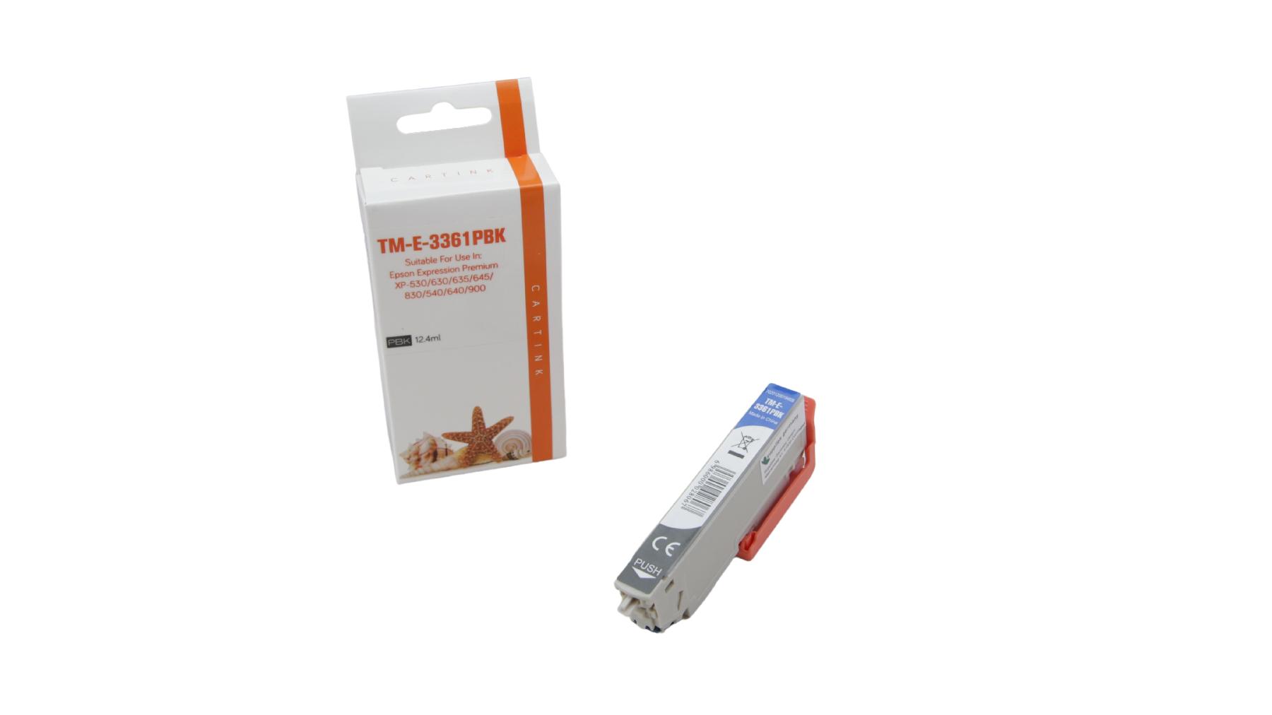 T33XLPschwarz alternativ Seestern Tinte Photo schwarz / C13T33614010 / 12,4ml T33XLPschwarz alternativ Seestern Tinte Photo schwarz / C13T33614010 / 12,4ml