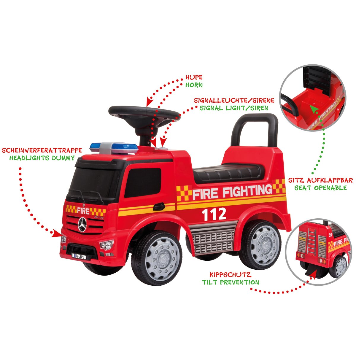 Rutscher Mercedes-Benz Antos Feuerwehr 2in1