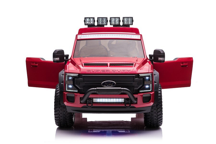 Kinderfahrzeug Ford Super Duty - rot - 12V-Version