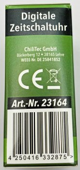 digitale Wochen-Zeitschaltuhr für, Schalttafel-Einbau, 230V, mit Bluetooth