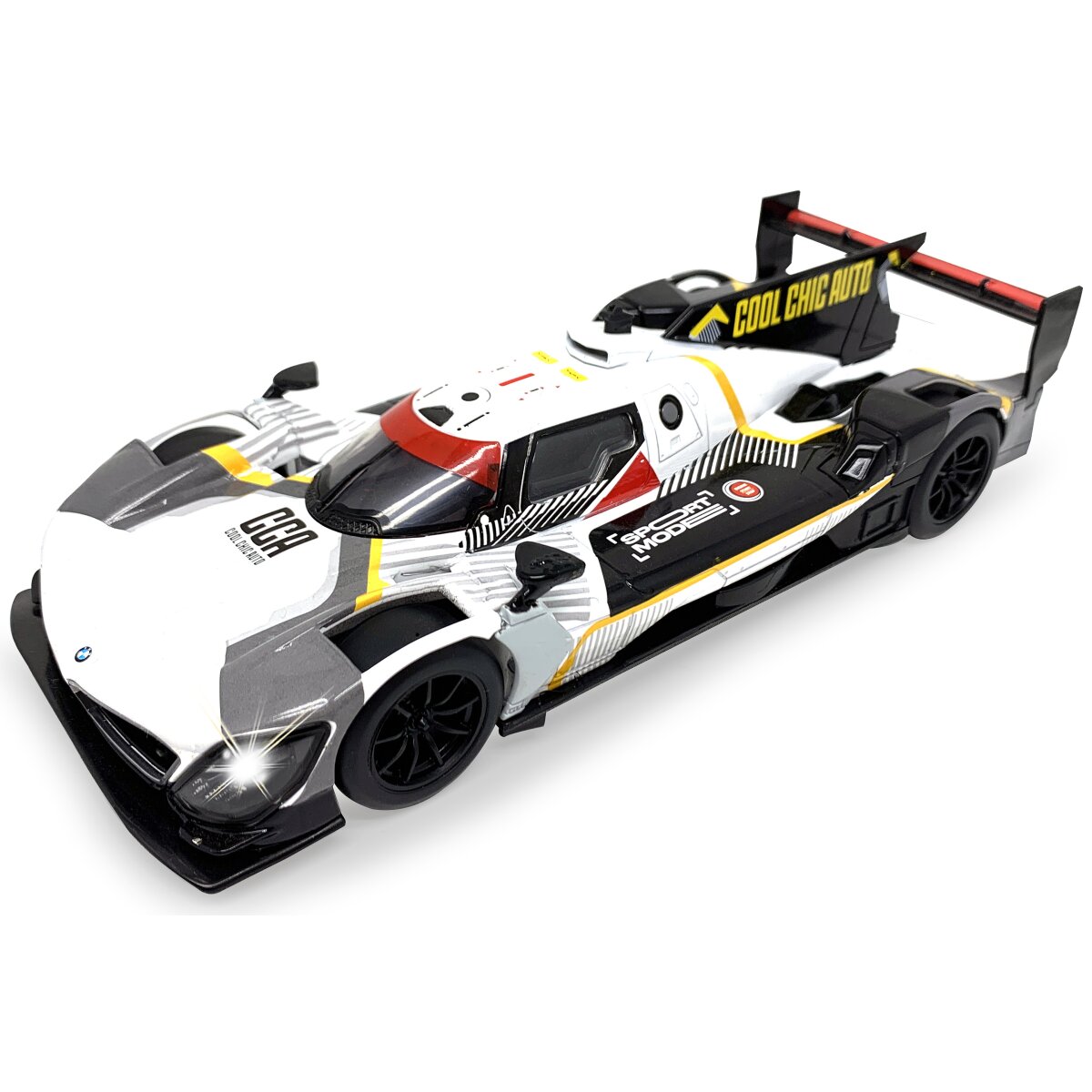 BMW M Hybrid V8 Diecast 1:24 grau inkl. Knopfzellen