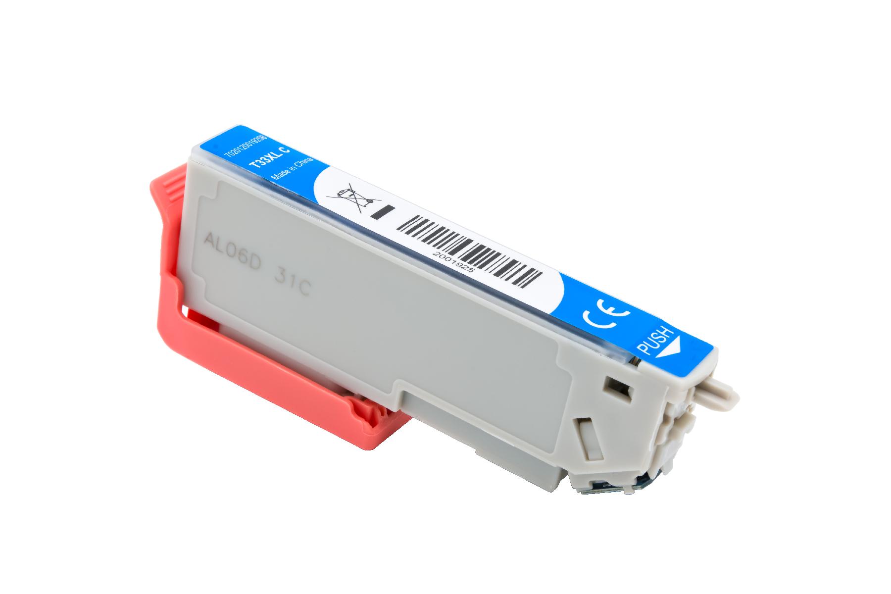 T33XLC alternativ Tinte Cyan für Epson / C13T33624010 / 12ml T33XLC alternativ Tinte Cyan für Epson / C13T33624010 / 12ml
