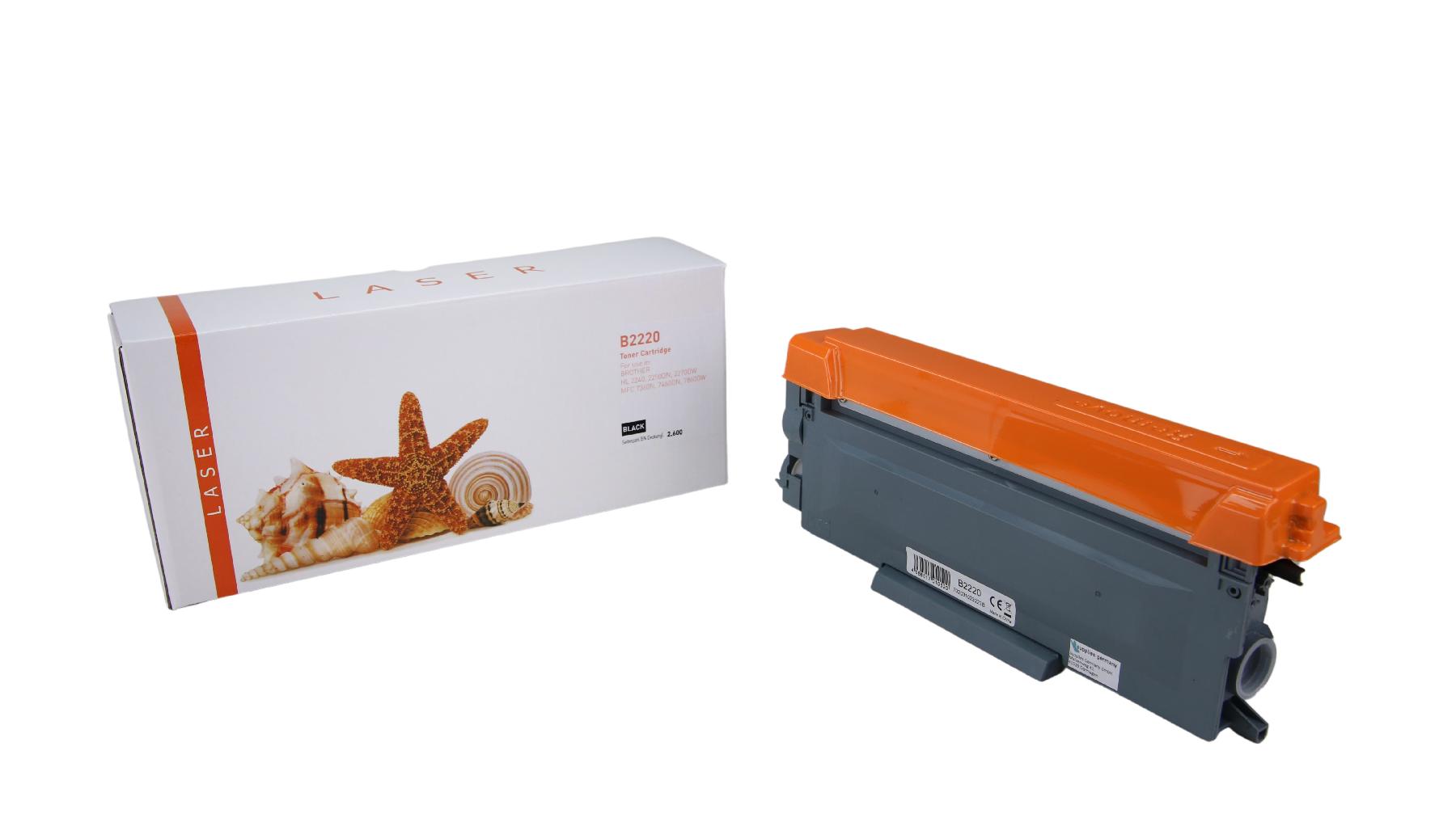 TN2220 alternativ Toner black für Brother  / TN2220 / 2.600 Seiten