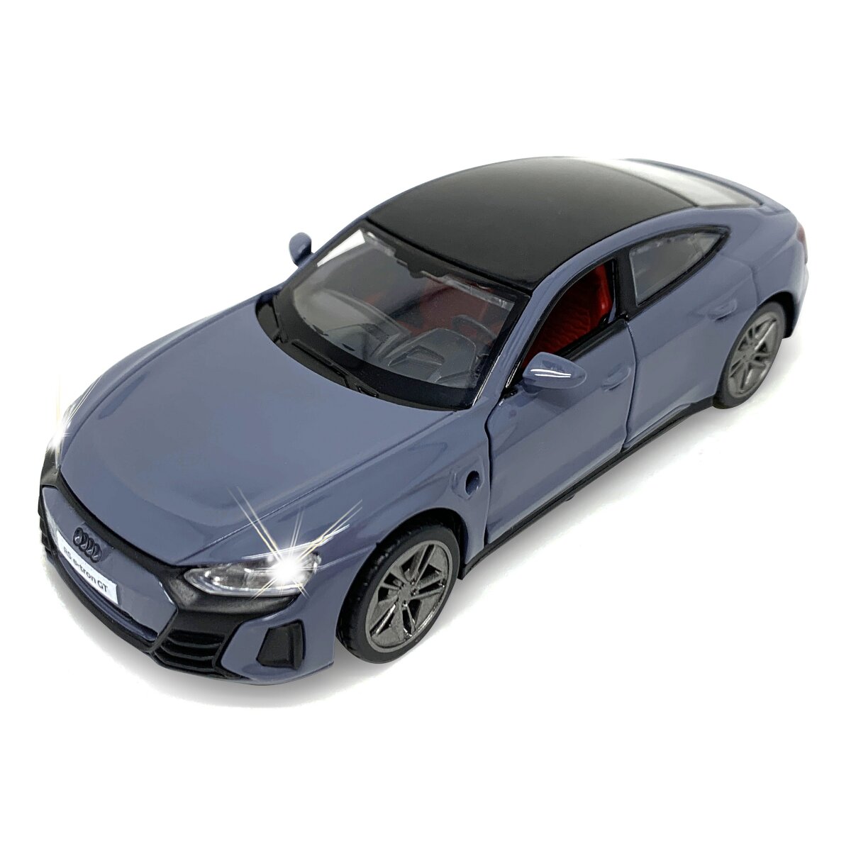 Audi RS e-tron GT Diecast 1:36 grau inkl. Knopfzellen