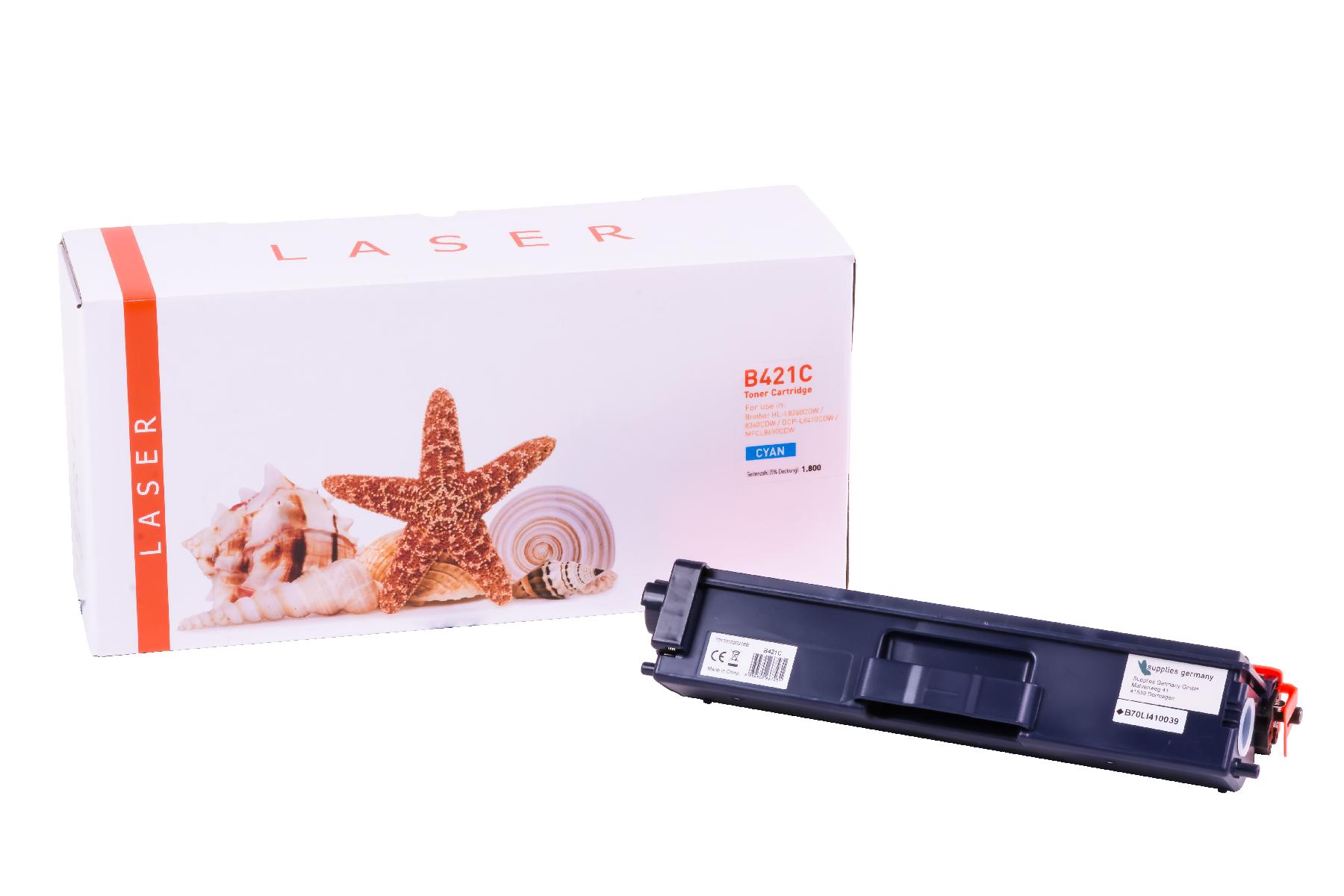 TN421C alternativ Toner Cyan für Brother /TN421C / 1.800 Seiten TN421C alternativ Toner Cyan für Brother /TN421C / 1.800 Seiten