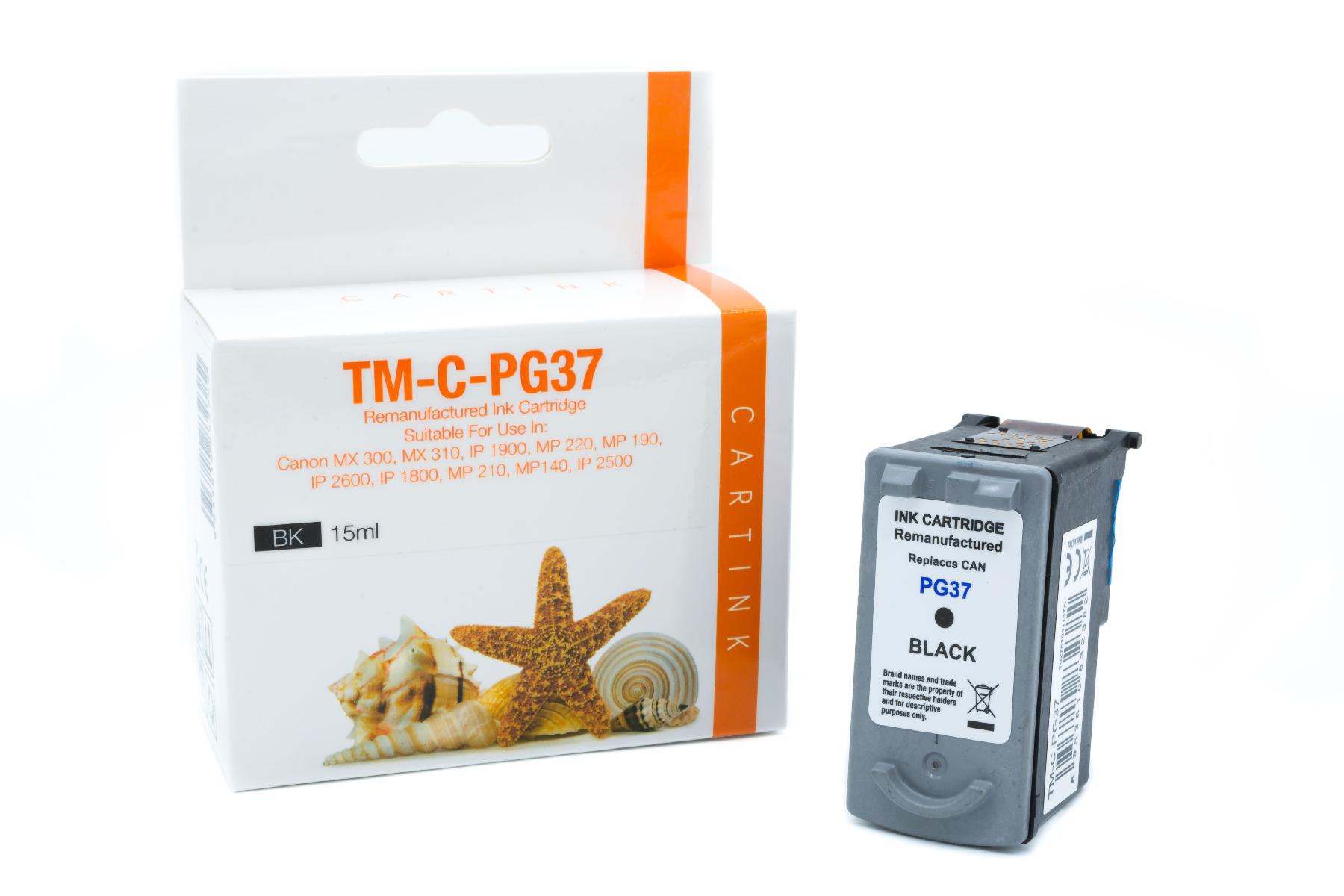 PG37 Refill Tinte schwarz für Canon / 2145B001 / 15ml PG37 Refill Tinte schwarz für Canon / 2145B001 / 15ml
