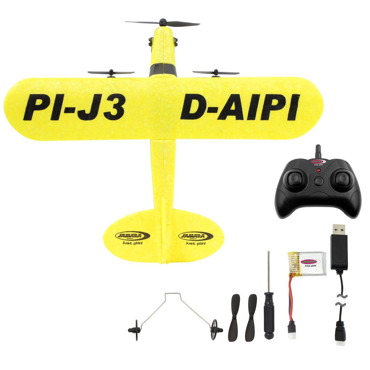 Piper J3-CUB Flugzeug 2,4 GHz Gyro 2CH