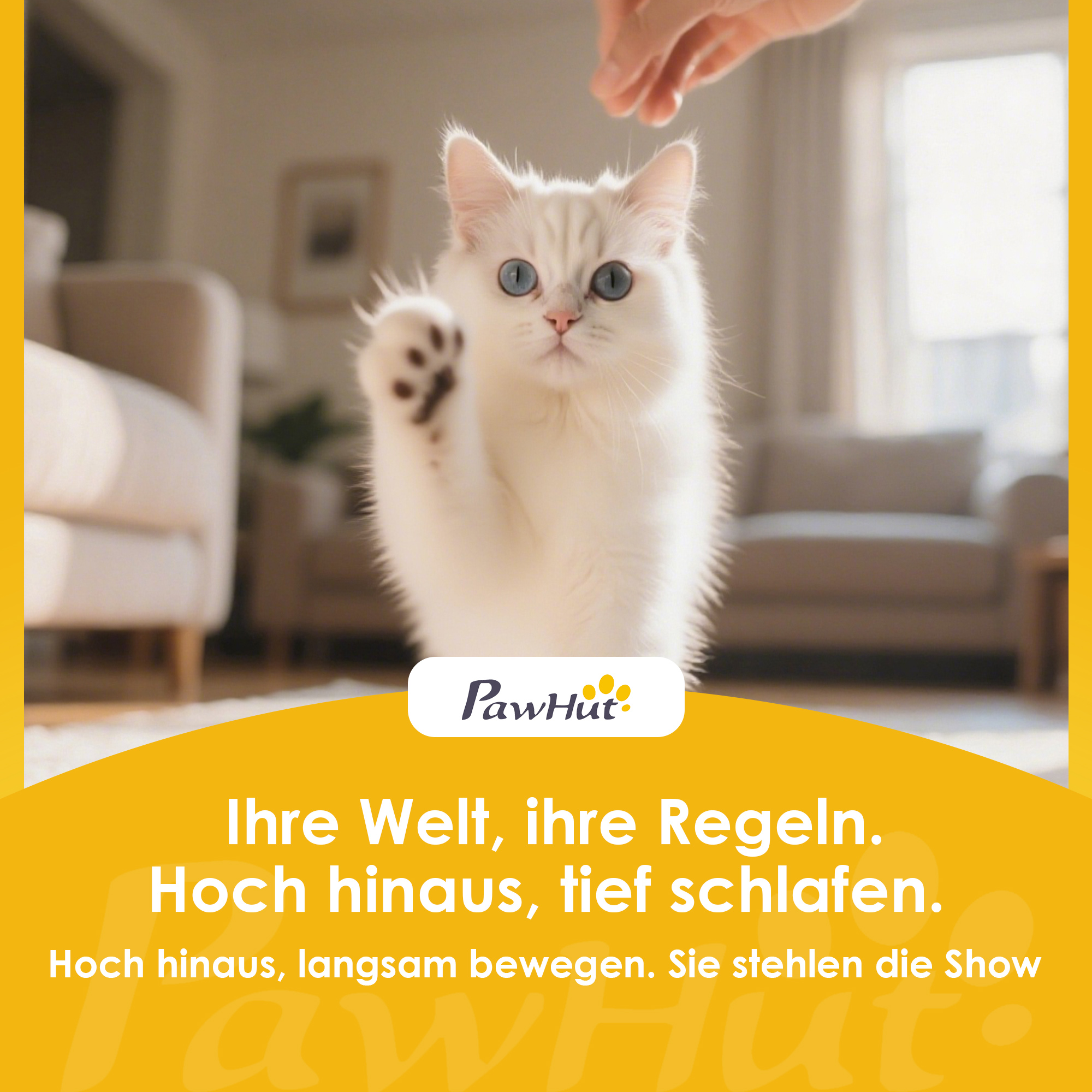 Katzen-Schreibtischbett, Katzenbett für Schreibtisch mit 360°Drehung, verstellbarer Höhe, Katzenliege mit abnehmbarem, maschinenwaschbarem Bett, für Katzen unter 6 kg, Heimbüro, Cremeweiß