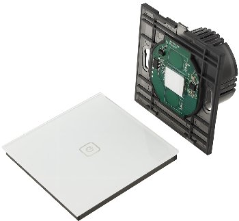 Funk-Wandschalter für "Pilota Casa", IP20, 230V, 2300W, Touch-Bedienung