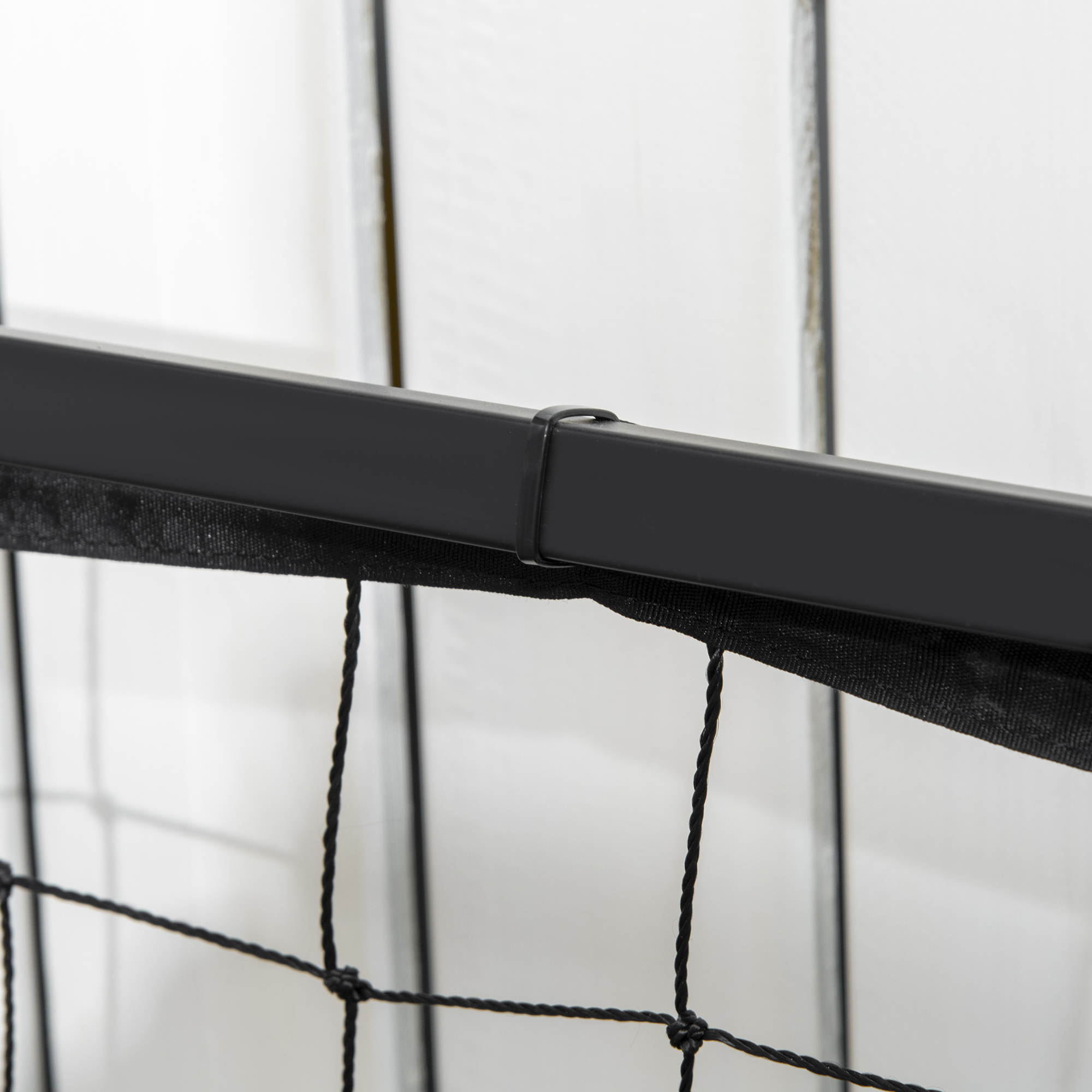 Hochbeet im Industrie-Design, mit 1 Regal, Innenverkleidung aus Vlies, wetterbeständig, 80 cm x 30 cm x 125 cm