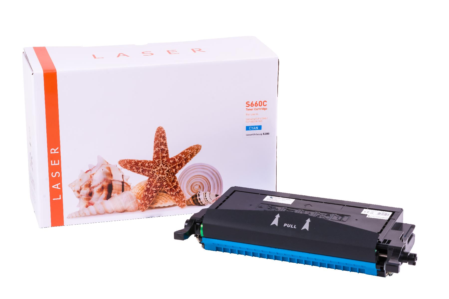 CLP660C alternativ Toner Cyan für Samsung / CLPC 660 B/ELSK/ 5.000 Seiten CLP660C alternativ Toner Cyan für Samsung / CLPC 660 B/ELSK/ 5.000 Seiten