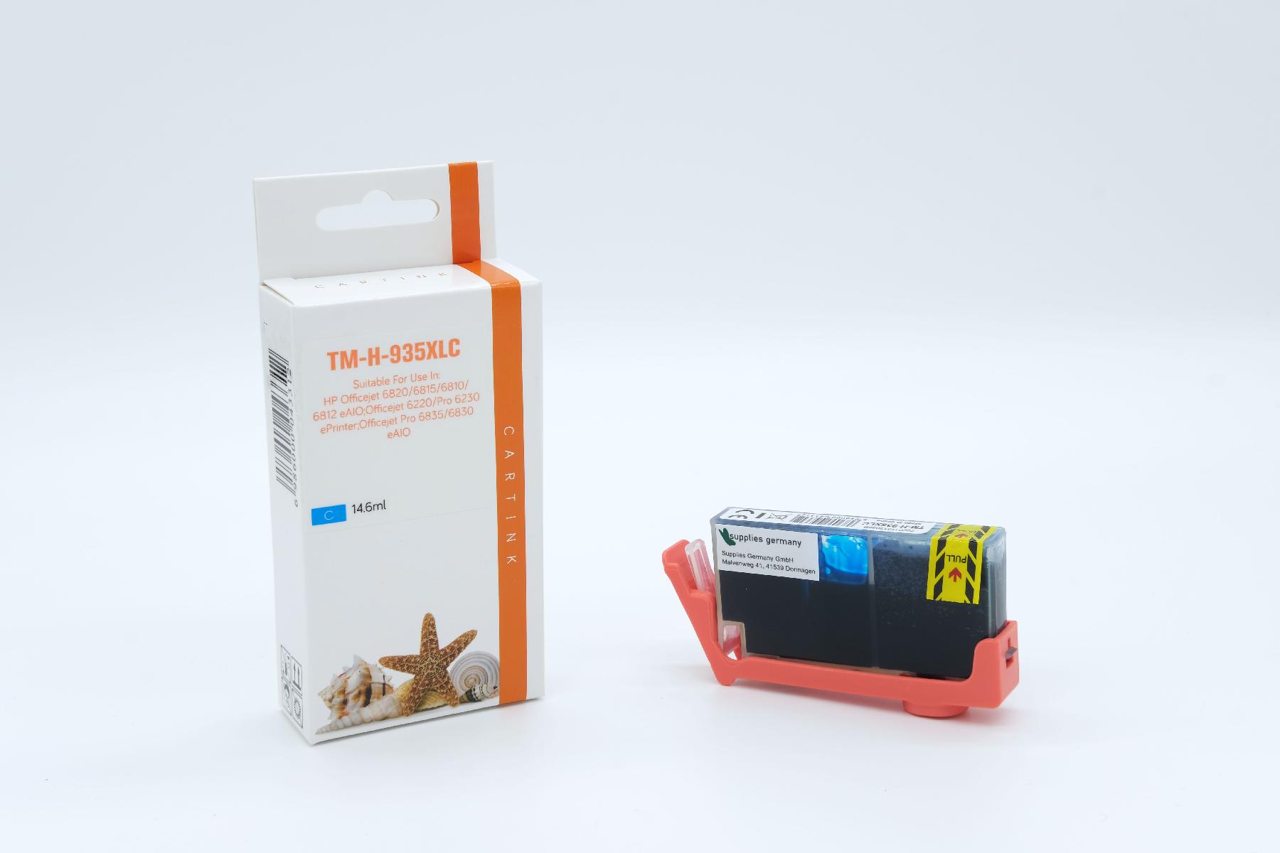 935XLC Refill Tinte Cyan für HP / C2P24AE / 11ml 935XLC Refill Tinte Cyan für HP / C2P24AE / 11ml