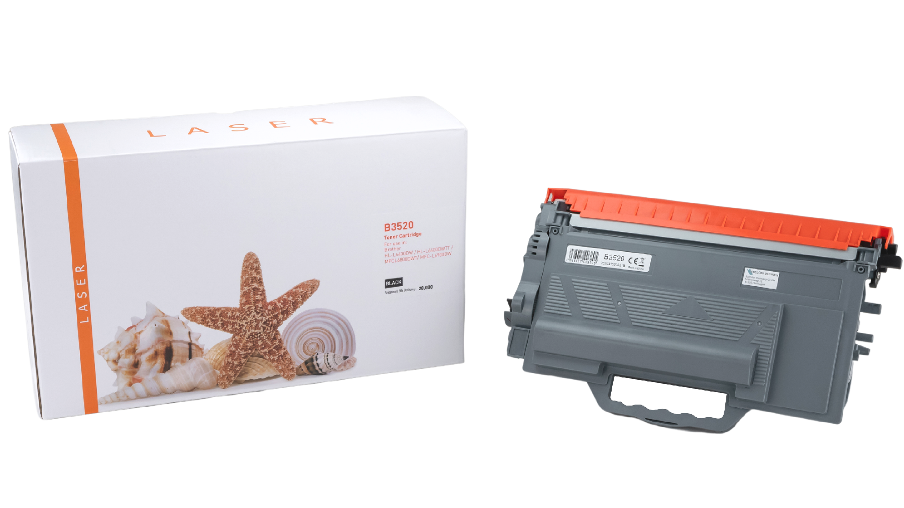 TN3520 alternativ Toner schwarz für Brother / TN3520 / 20.000 Seiten TN3520 alternativ Toner schwarz für Brother / TN3520 / 20.000 Seiten
