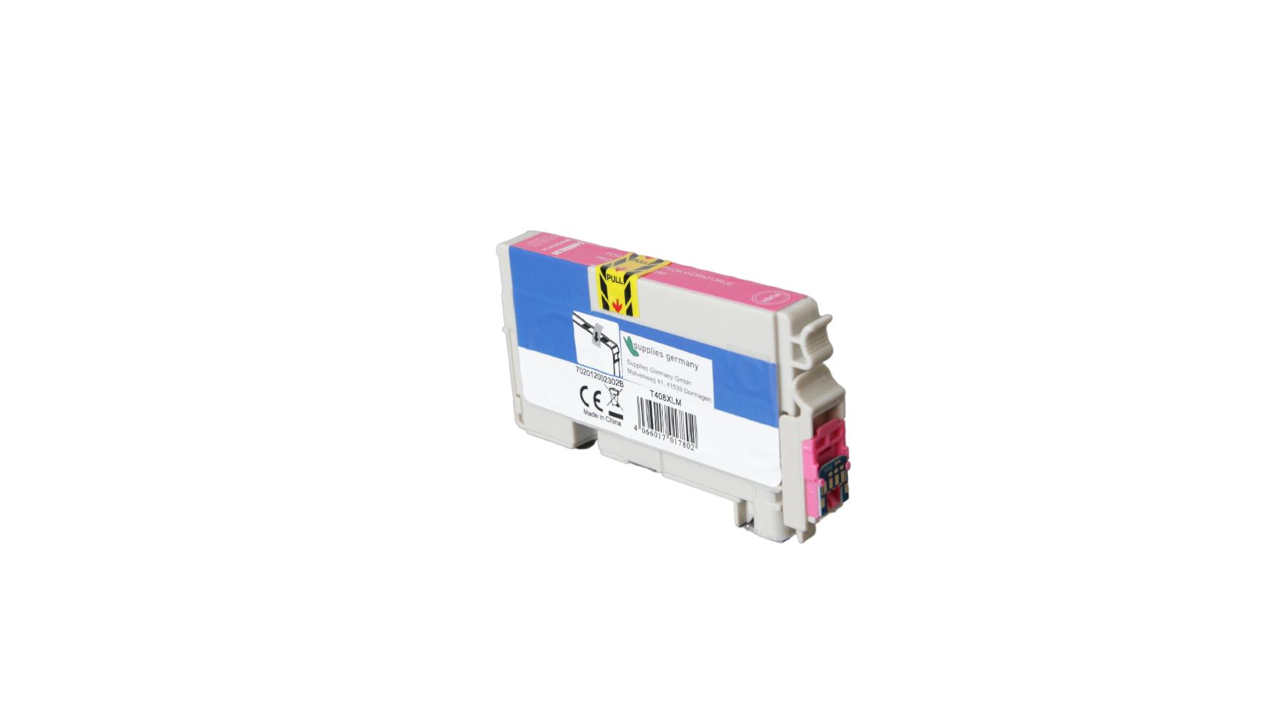 T408XLM alternativ Tinte Magenta für Epson / C13T09K34010 / 1.700 Seiten T408XLM alternativ Tinte Magenta für Epson / C13T09K34010 / 1.700 Seiten