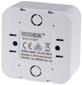 FASKO Wechsel-Schalter, AP, Weiß, 250V~/ 10A, Aufputz, Schraubanschluss