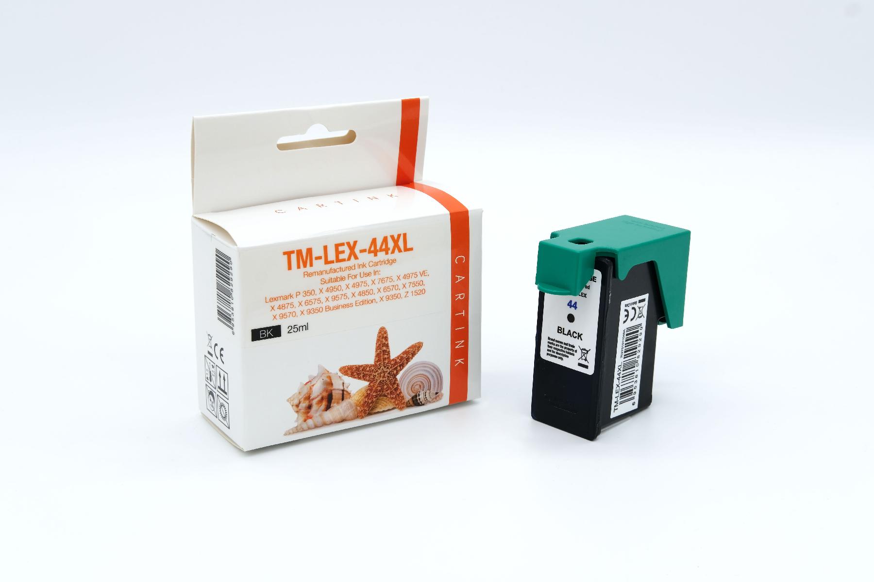 LEX44XL Refill Tinte schwarz für Lexmark / 18Y0144E /25ml LEX44XL Refill Tinte schwarz für Lexmark / 18Y0144E /25ml