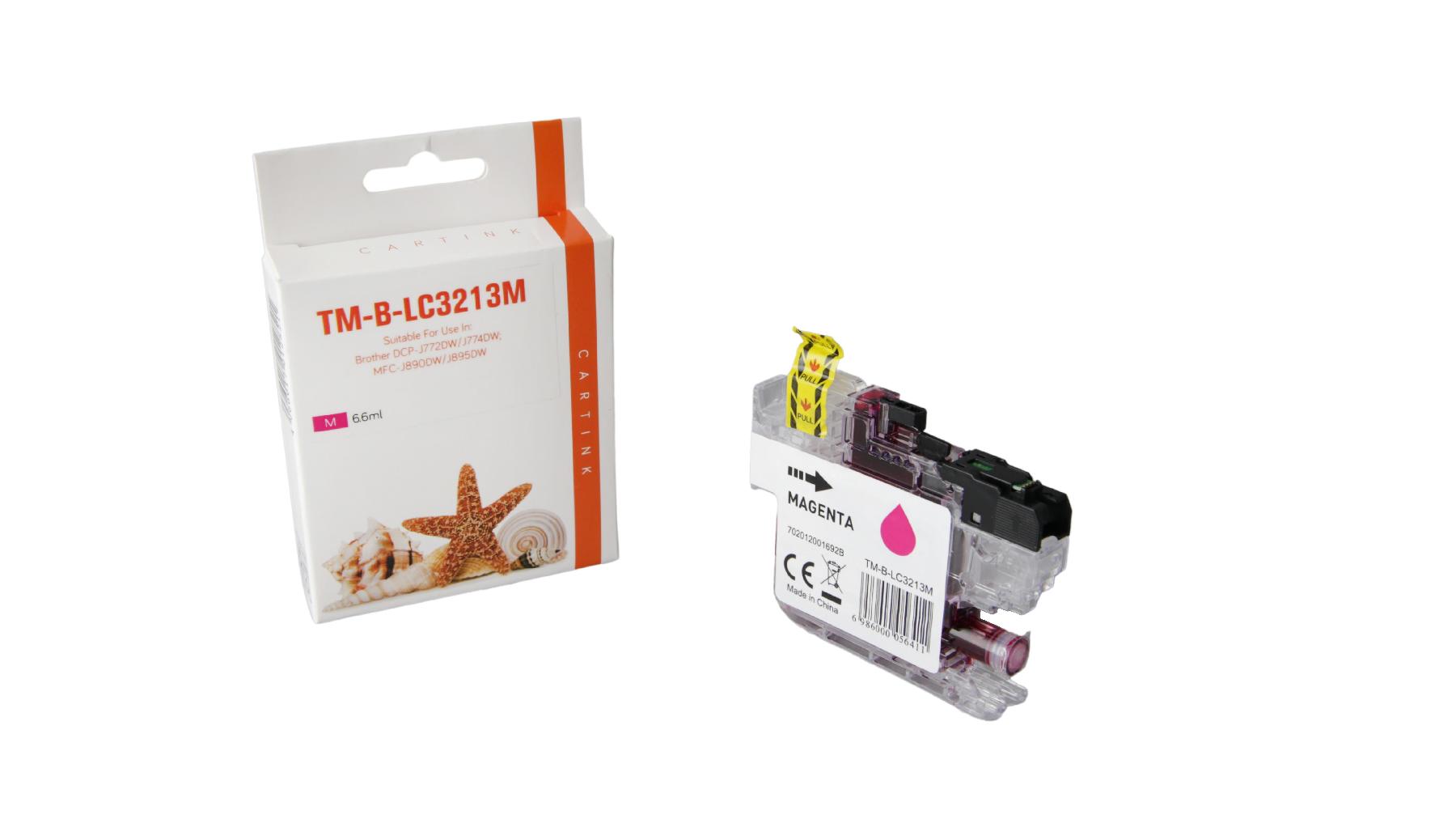 LC3213M alternativ Seestern Tinte Magenta für Brother / LC3213M / 400 Seiten LC3213M alternativ Seestern Tinte Magenta für Brother / LC3213M / 400 Seiten