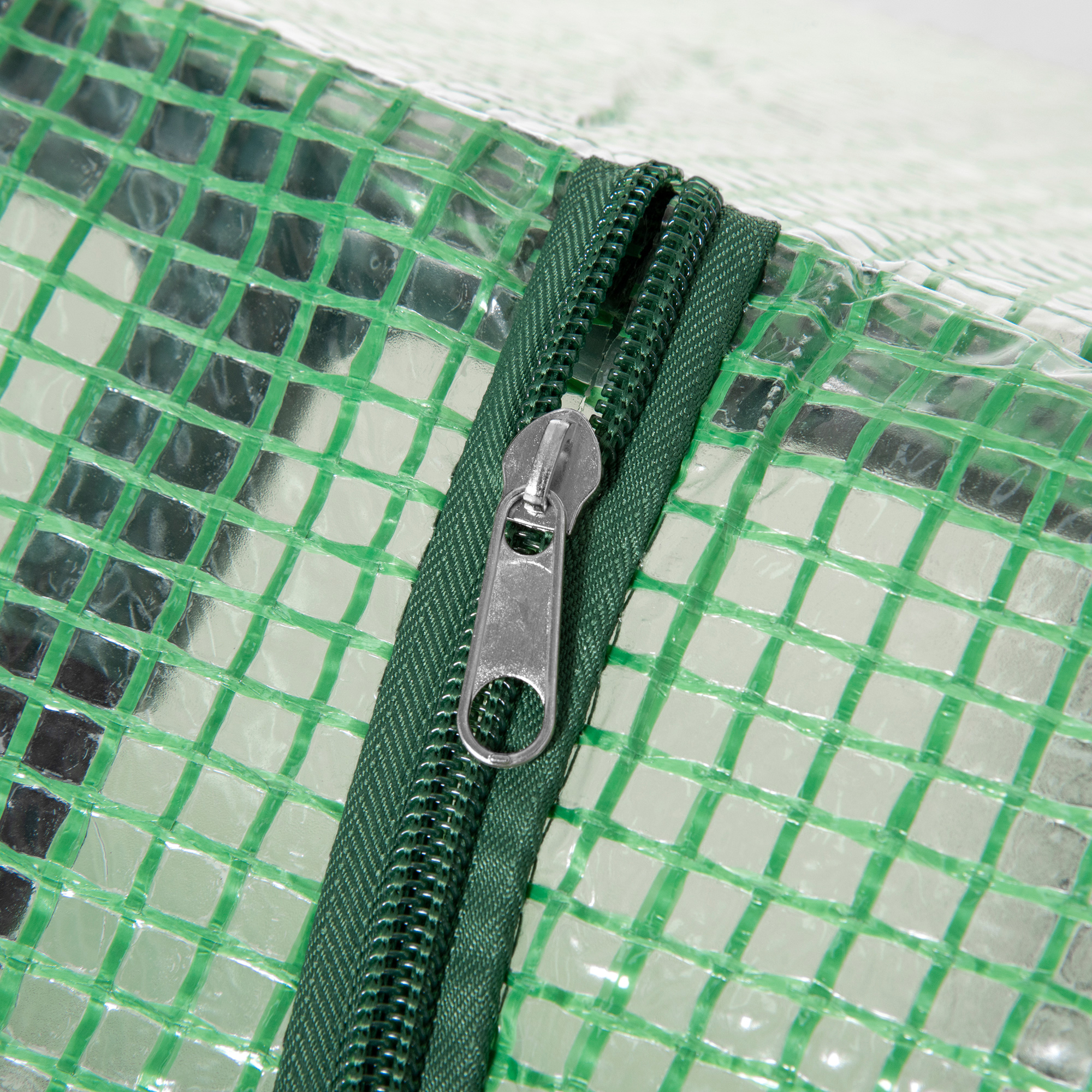 Foliengewächshaus mit Fenster PE Treibhaus Tomatenhaus Frühbeet 120 x 60 x 60 cm Grün