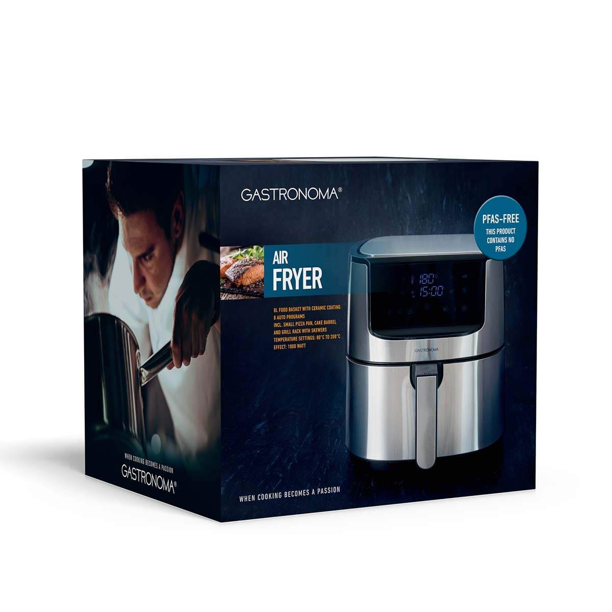 Fritteuse 8L Lebensmittelkorb mit Keramikbeschichtung