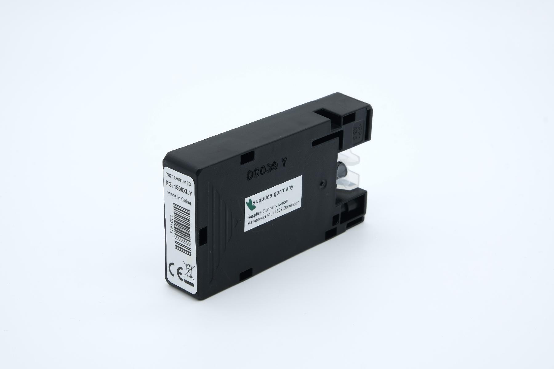 PGI1500XLY alternativ Tinte gelb für Canon / 9195B001 / 16ml PGI1500XLY alternativ Tinte gelb für Canon / 9195B001 / 16ml