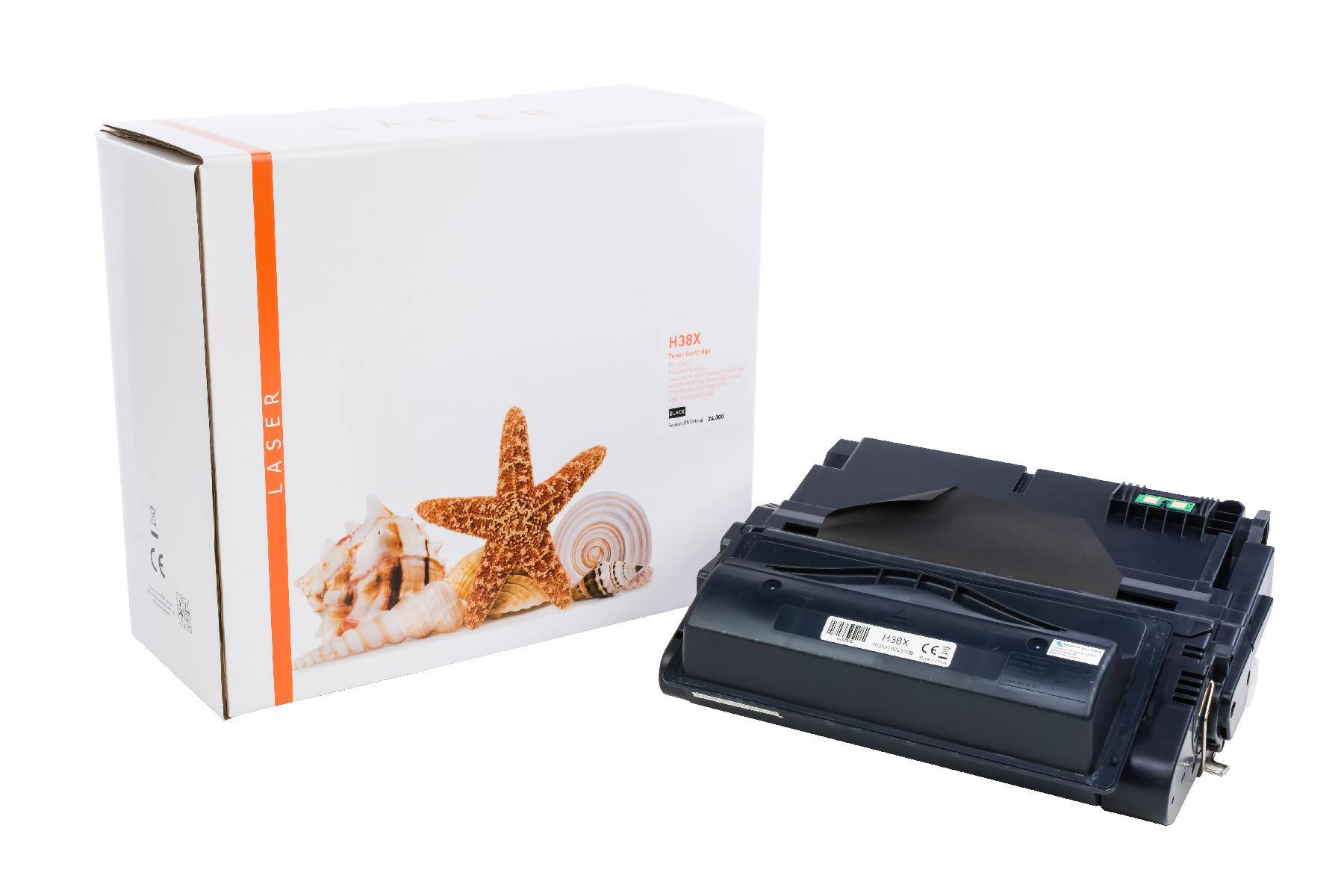 Q38X alternativ Toner schwarz für HP / Q1338AXL/Q1339AXL/Q5942X/Q5945AXL/24.000 Seiten Q38X alternativ Toner schwarz für HP / Q1338AXL/Q1339AXL/Q5942X/Q5945AXL/24.000 Seiten