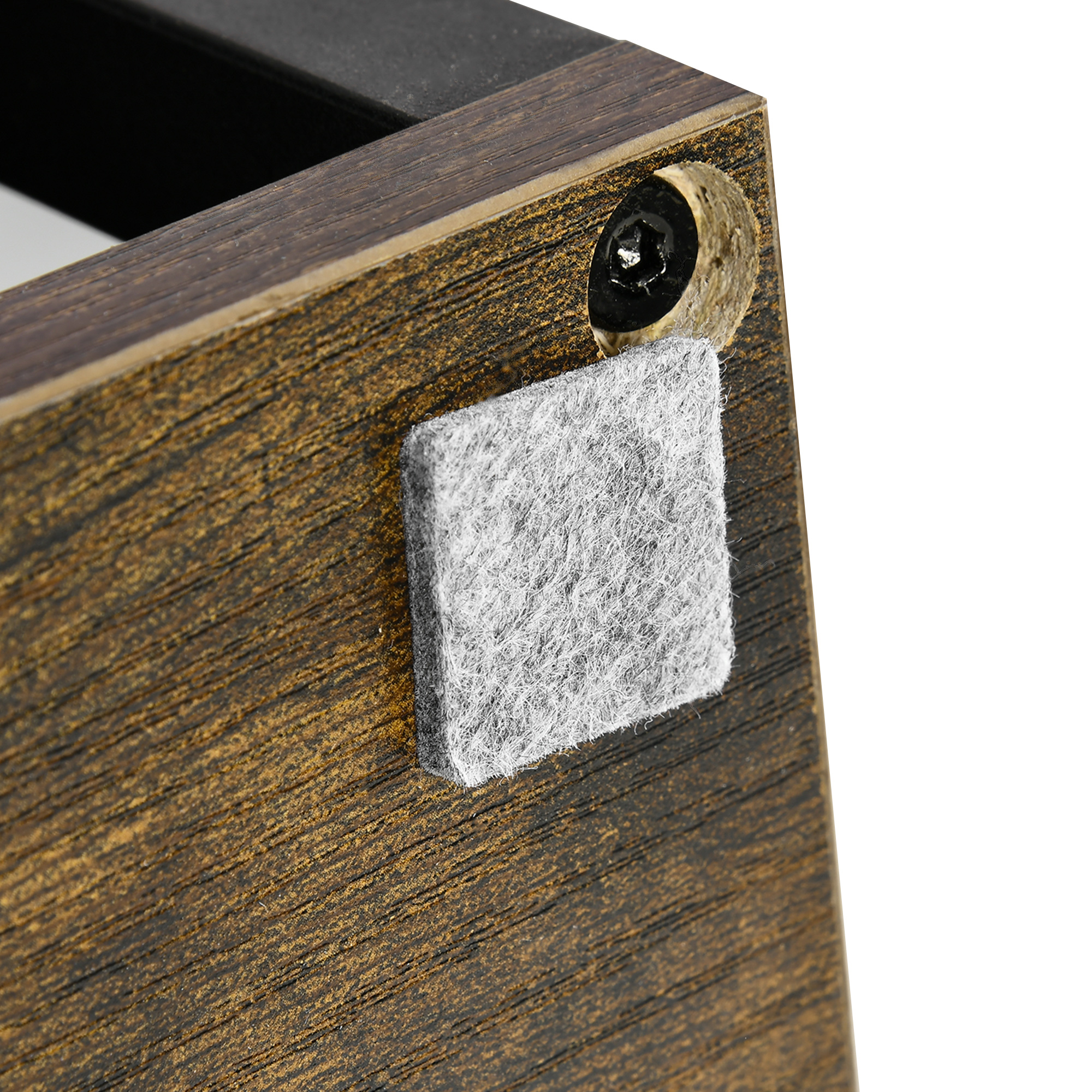 Blumenständer mit 4 Ebenen, 40 cm x 40 cm x 81 cm, Braun